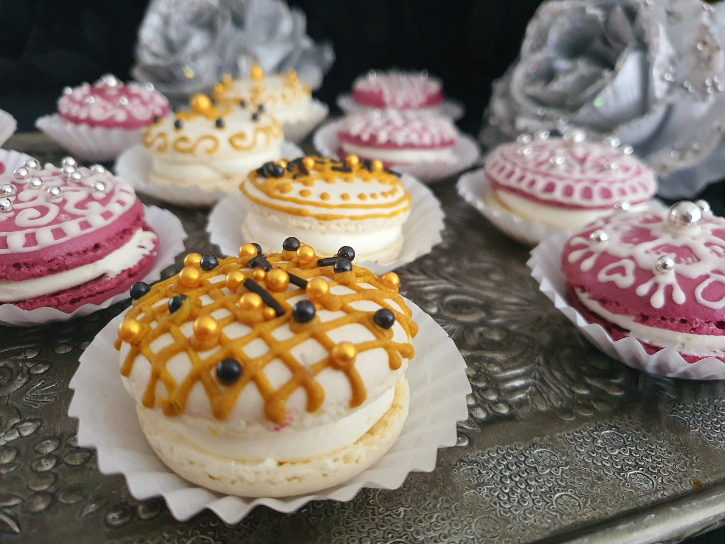 15 Rahima's signature macarons