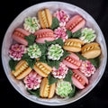 Zayn - Luxe macaron, marshmallow geschenkbox -