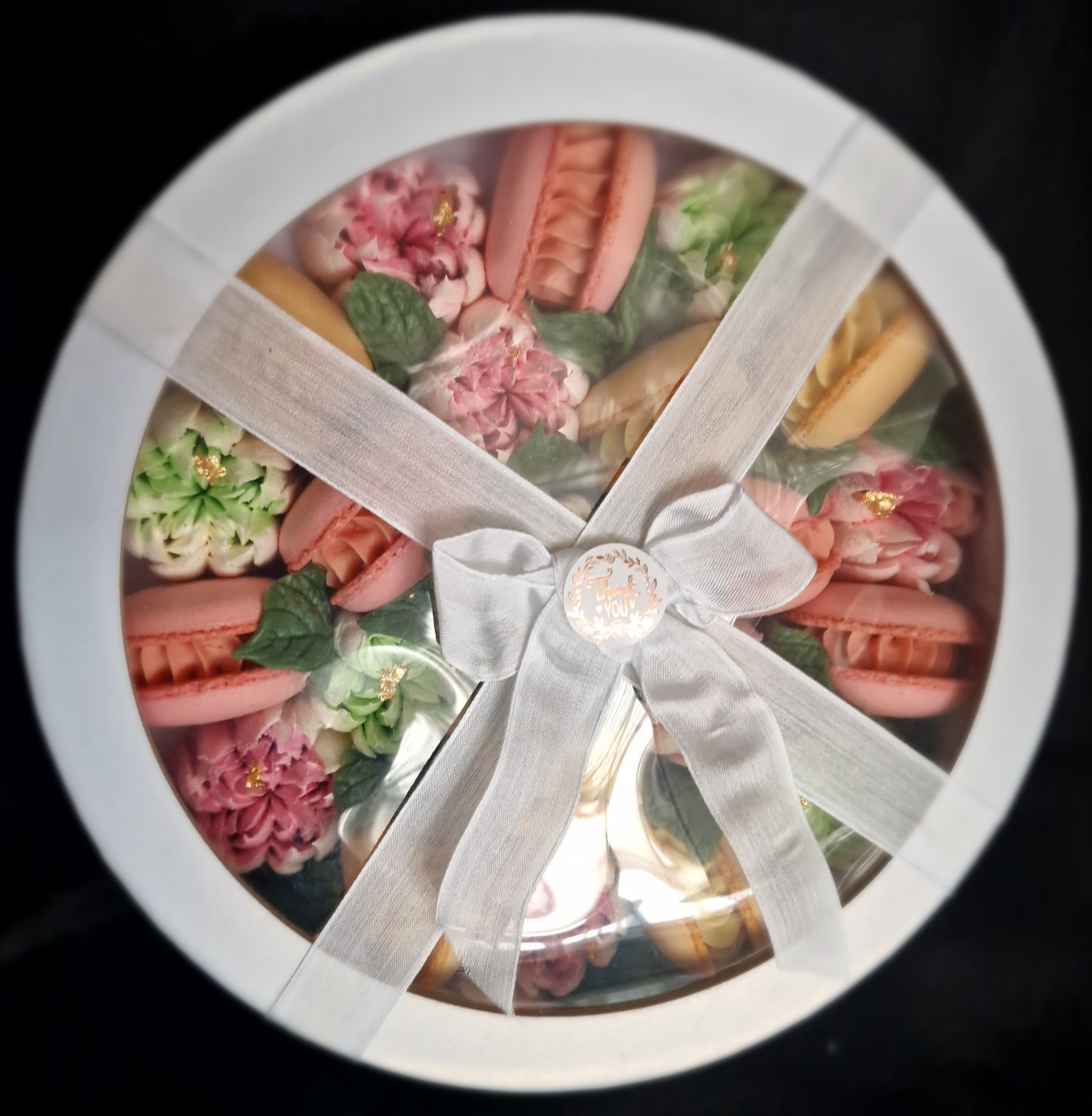 Zayn - Luxe macaron, marshmallow geschenkbox -