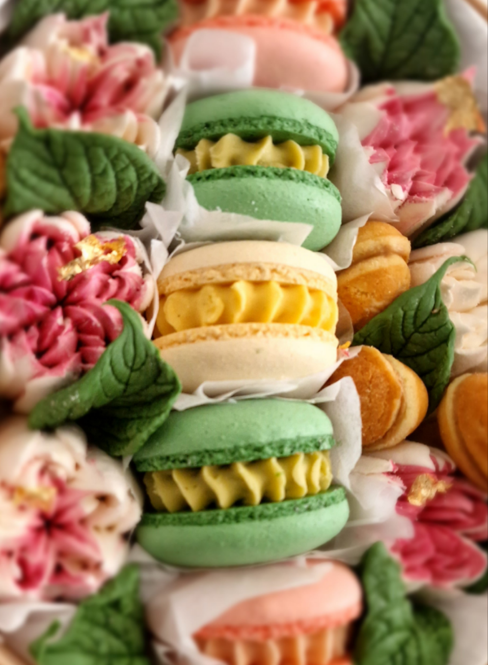 Bella - Luxe macaron, marshmallow geschenkbox -