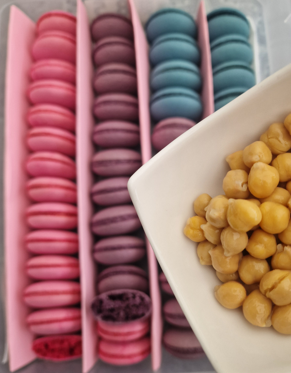 15 rijkgevulde vegan/glutenvrij, lactosevrije macarons naar keuze