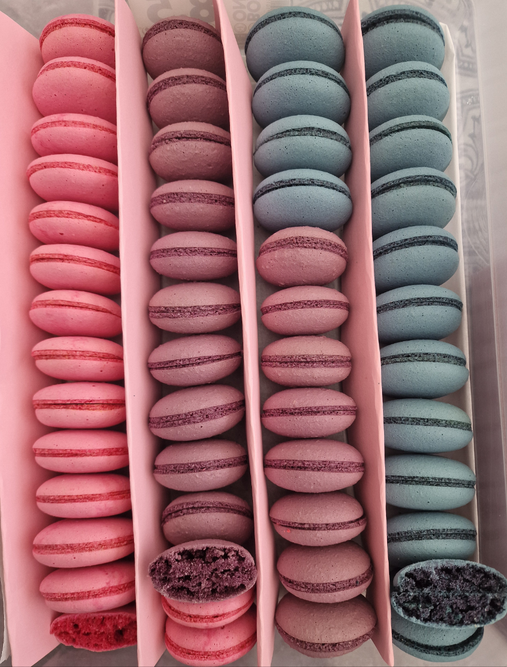 15 rijkgevulde vegan/glutenvrij, lactosevrije macarons naar keuze