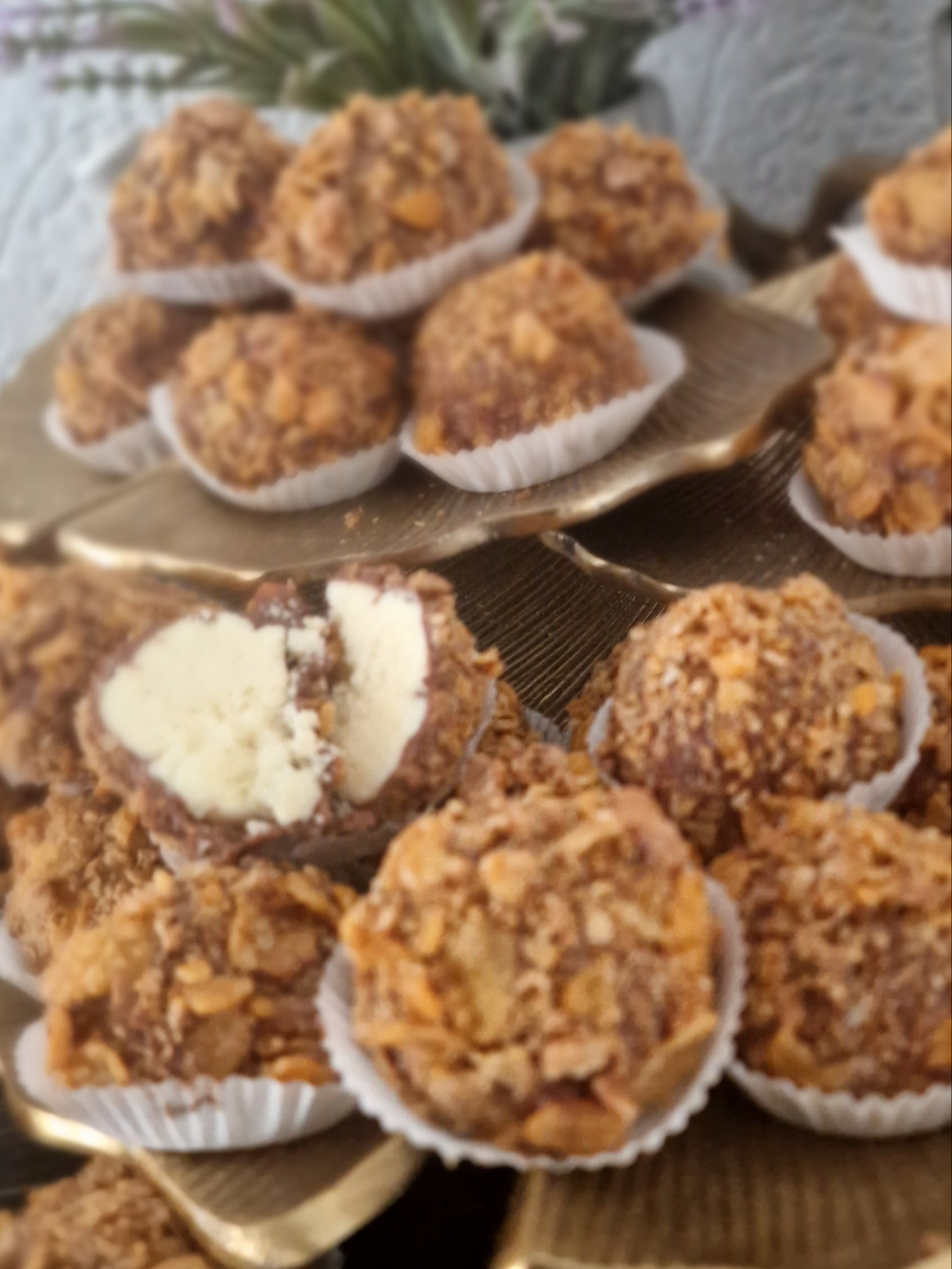 25 stuks Maïzena chocolade koekjes