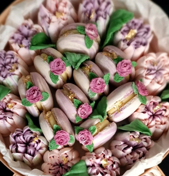 Sissi - Luxe macaron, marshmallow geschenkbox -