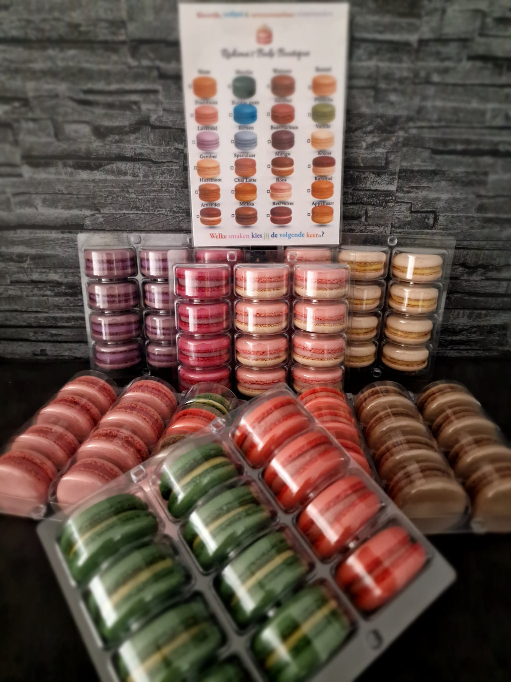 12 x Palette de Macarons