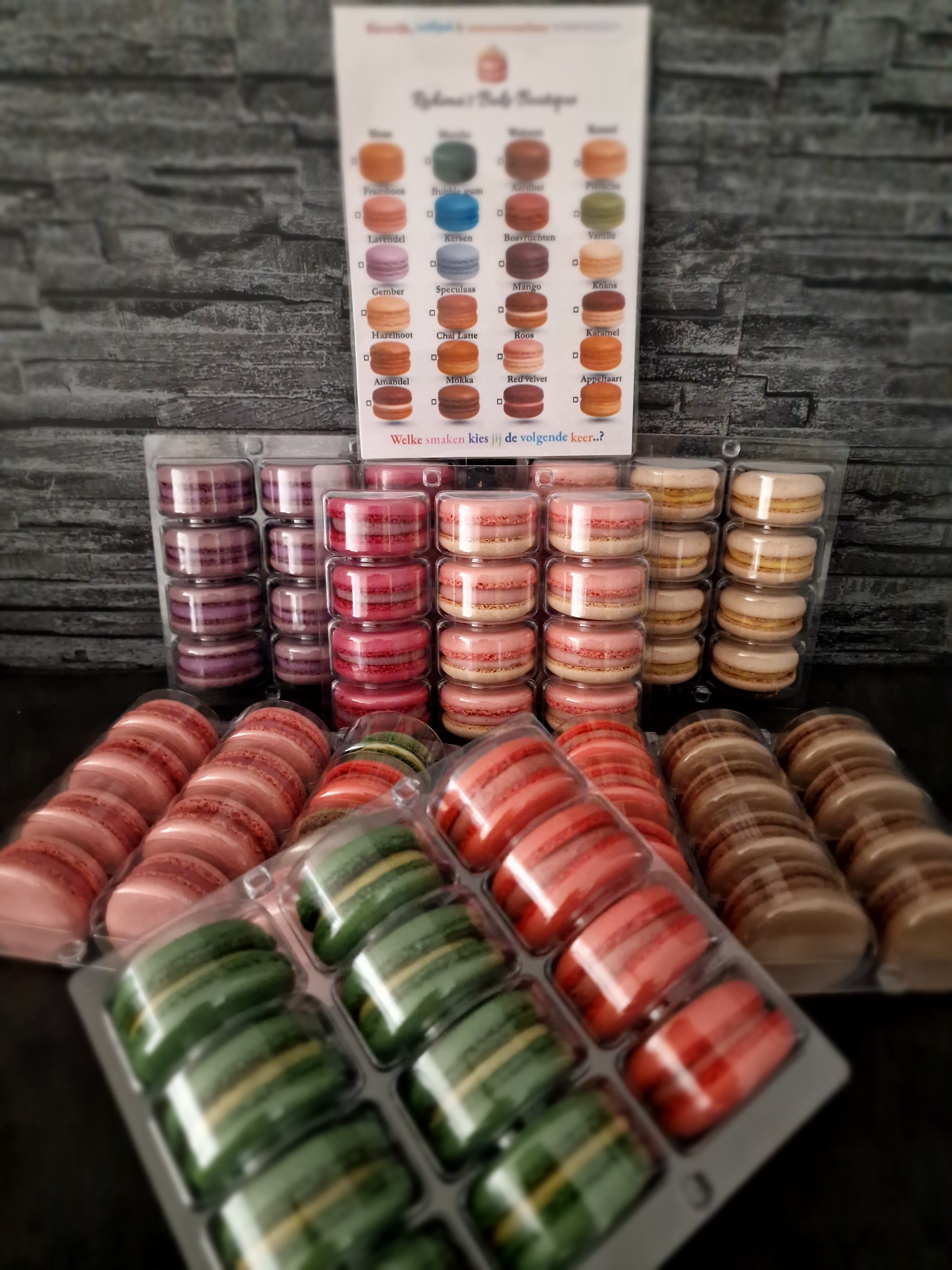 12 x Palette de Macarons