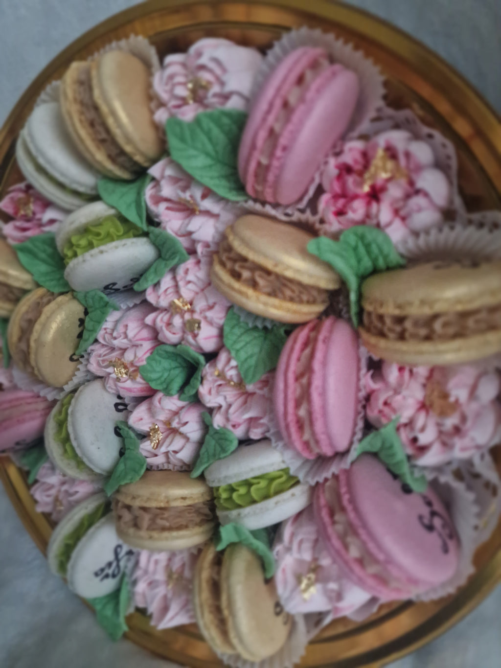 Sofia - Luxe macaron, marshmallow geschenkbox -