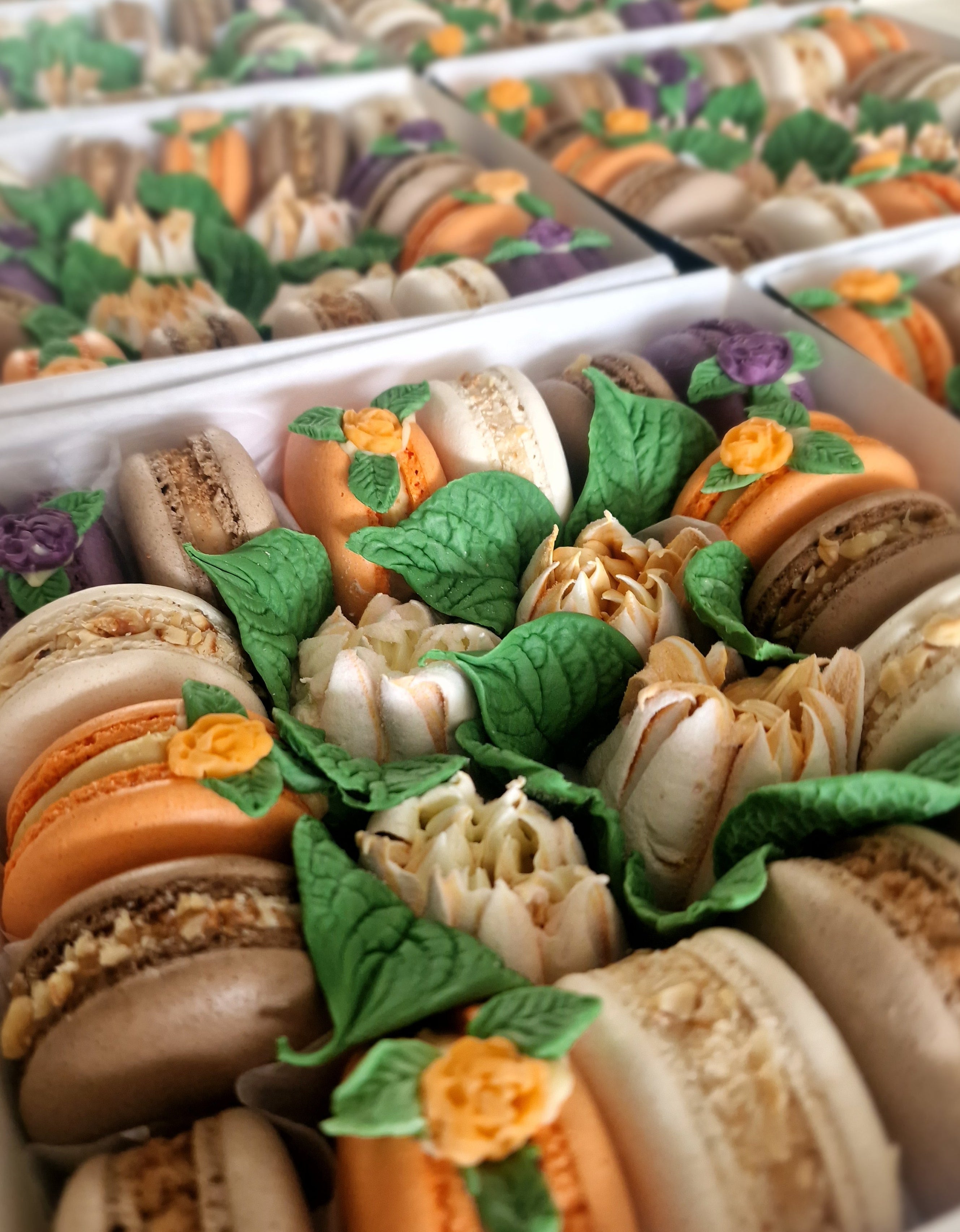 Amber - Luxe macaron, marshmallow geschenkbox