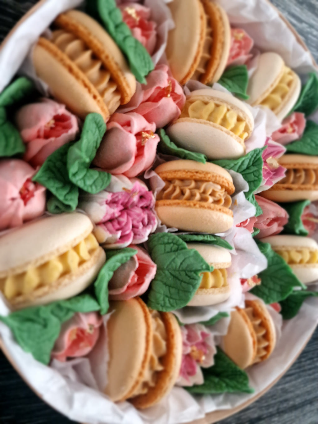 Amani - Luxe macaron, marshmallow geschenkbox -