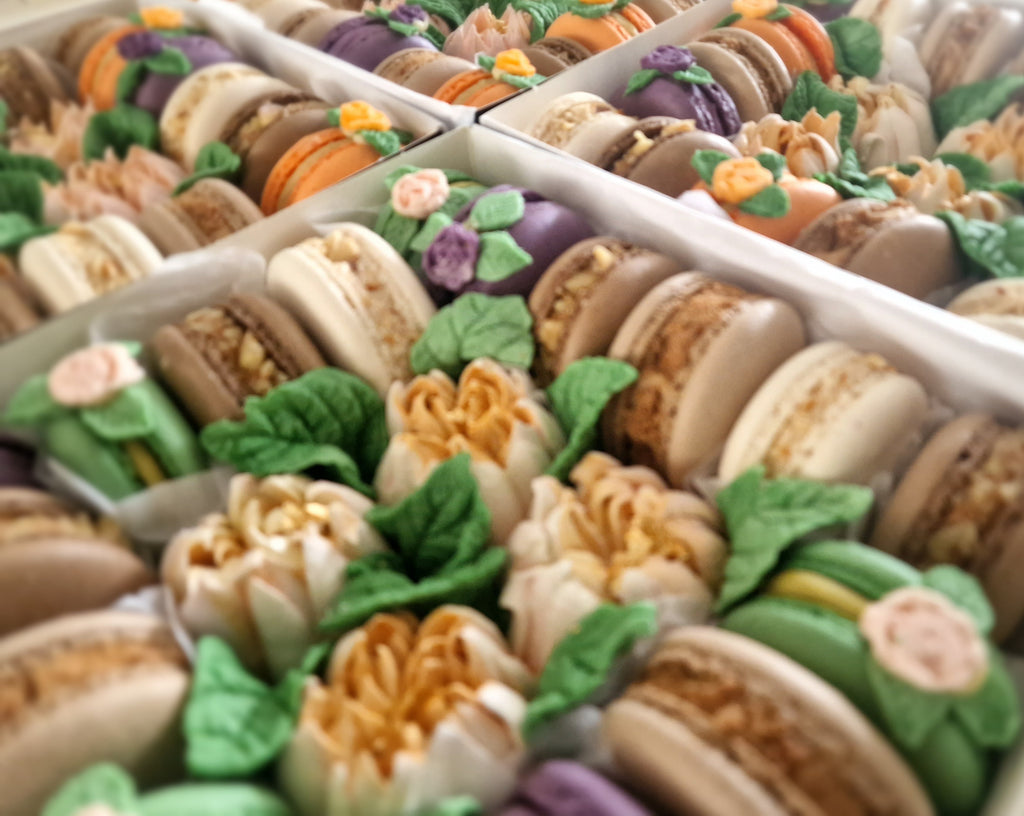 Amber - Luxe macaron, marshmallow geschenkbox