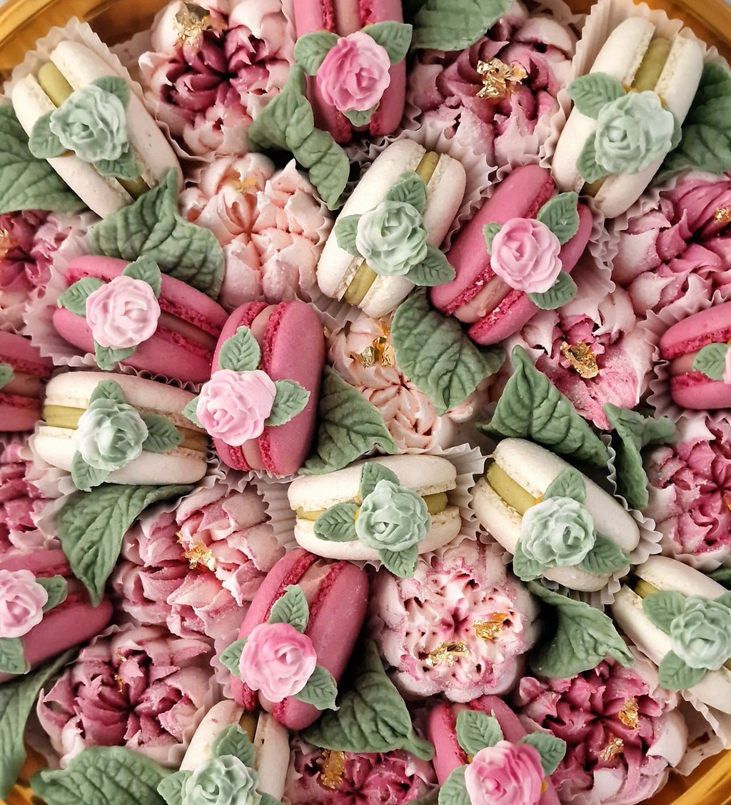 La vie est belle - Luxe macaron, marshmallow geschenkbox -