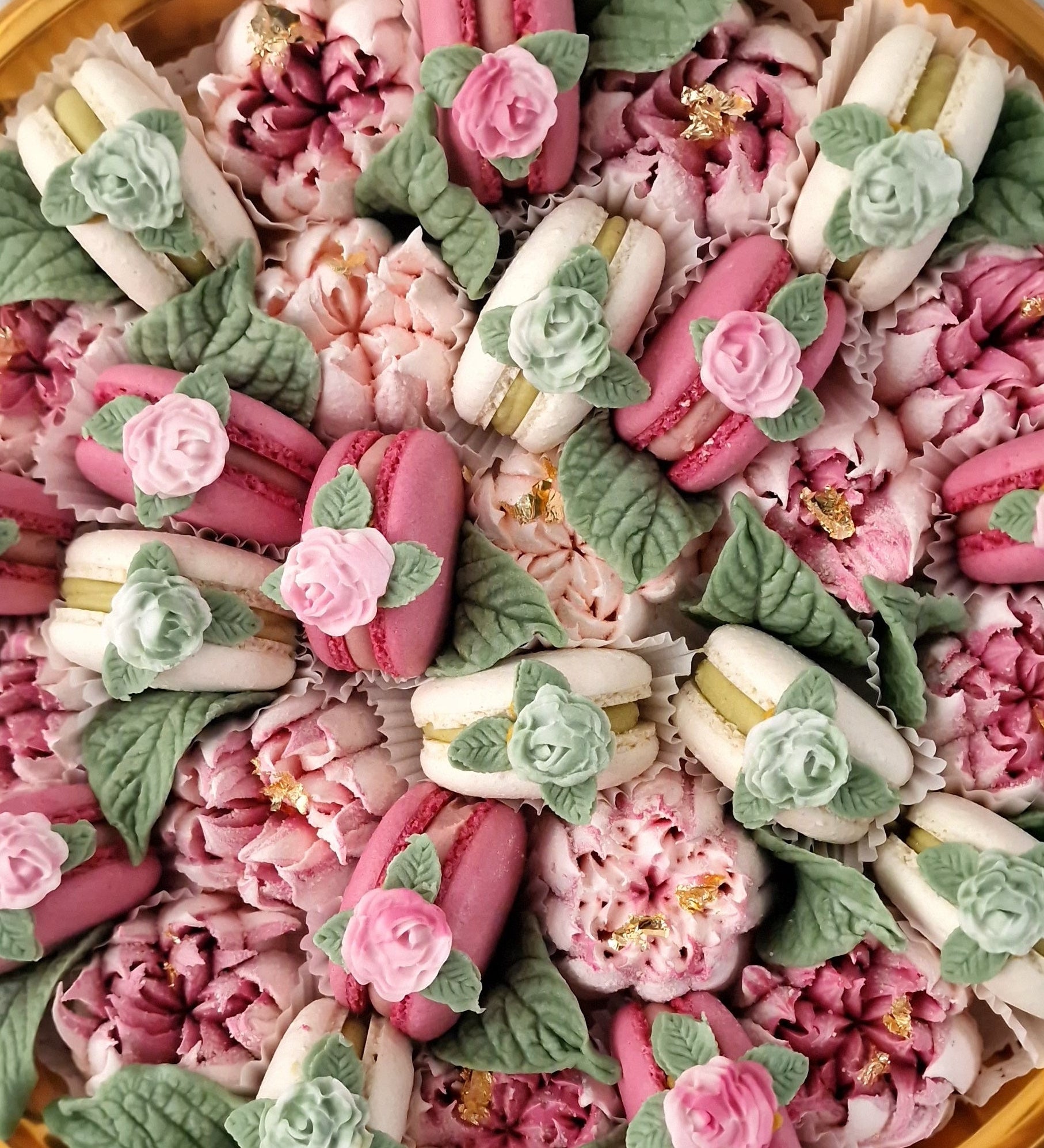 La vie est belle - Luxe macaron, marshmallow geschenkbox -