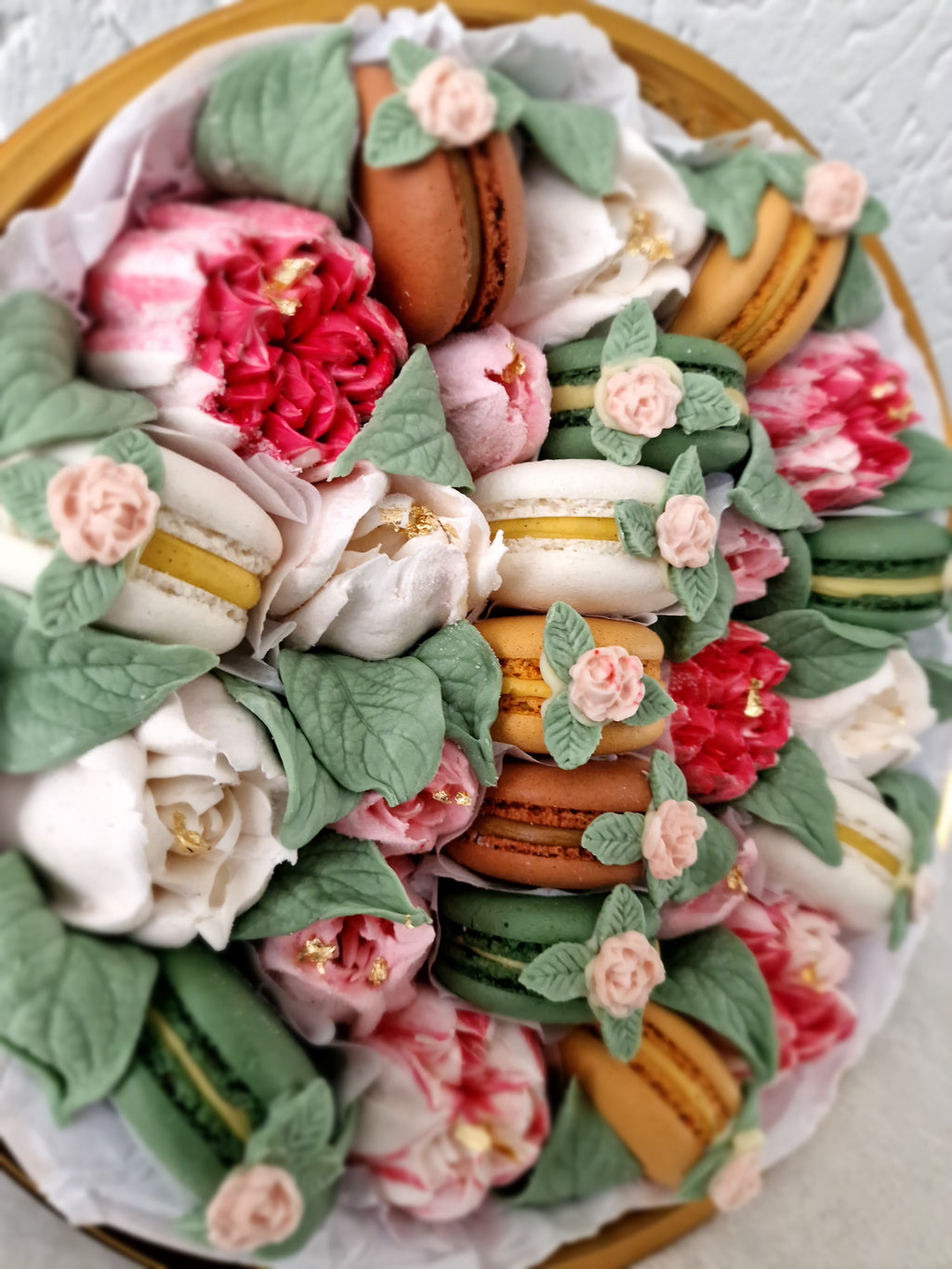 Valentina - Luxe macaron, marshmallow geschenkbox -