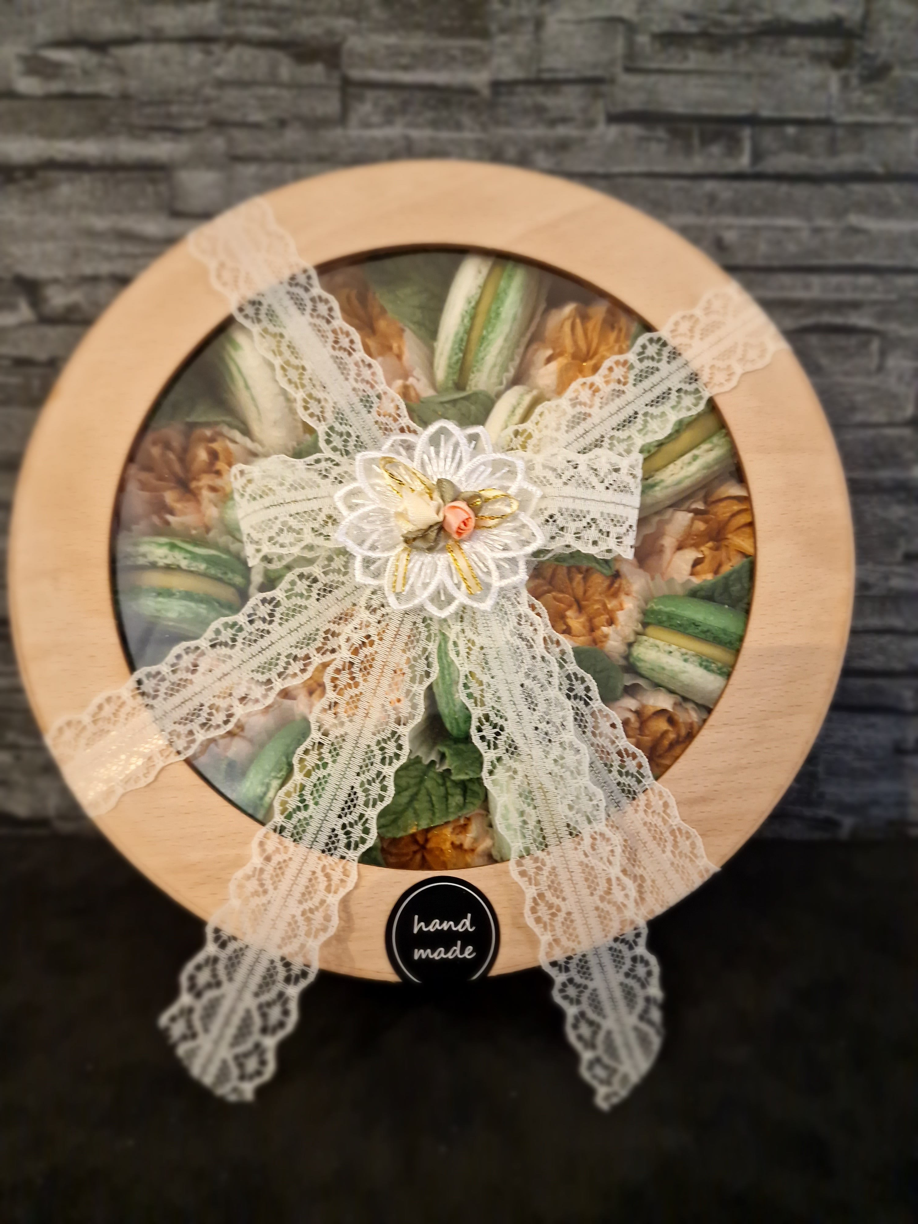 Emerald - Luxe macaron, marshmallow geschenkbox -