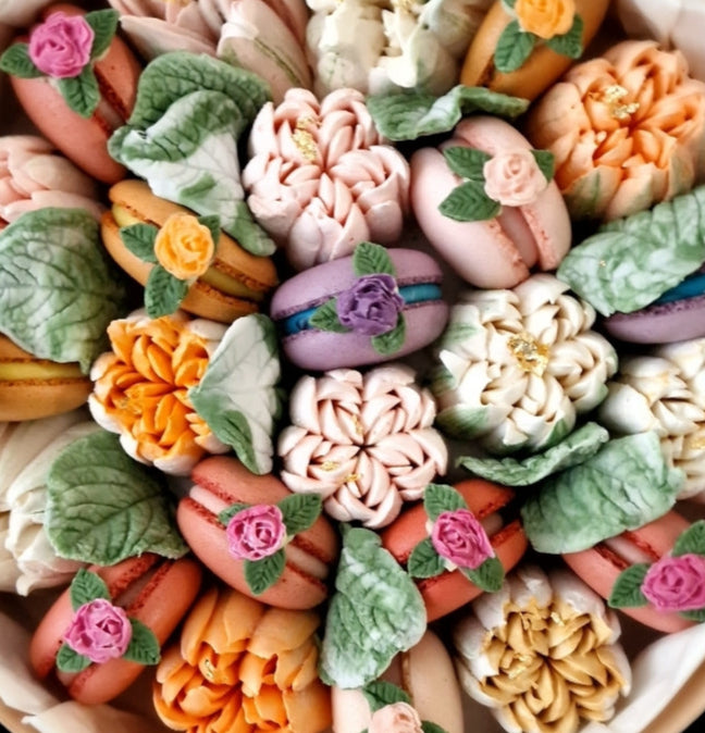 Jamilah - Luxe macaron, marshmallow geschenkbox -