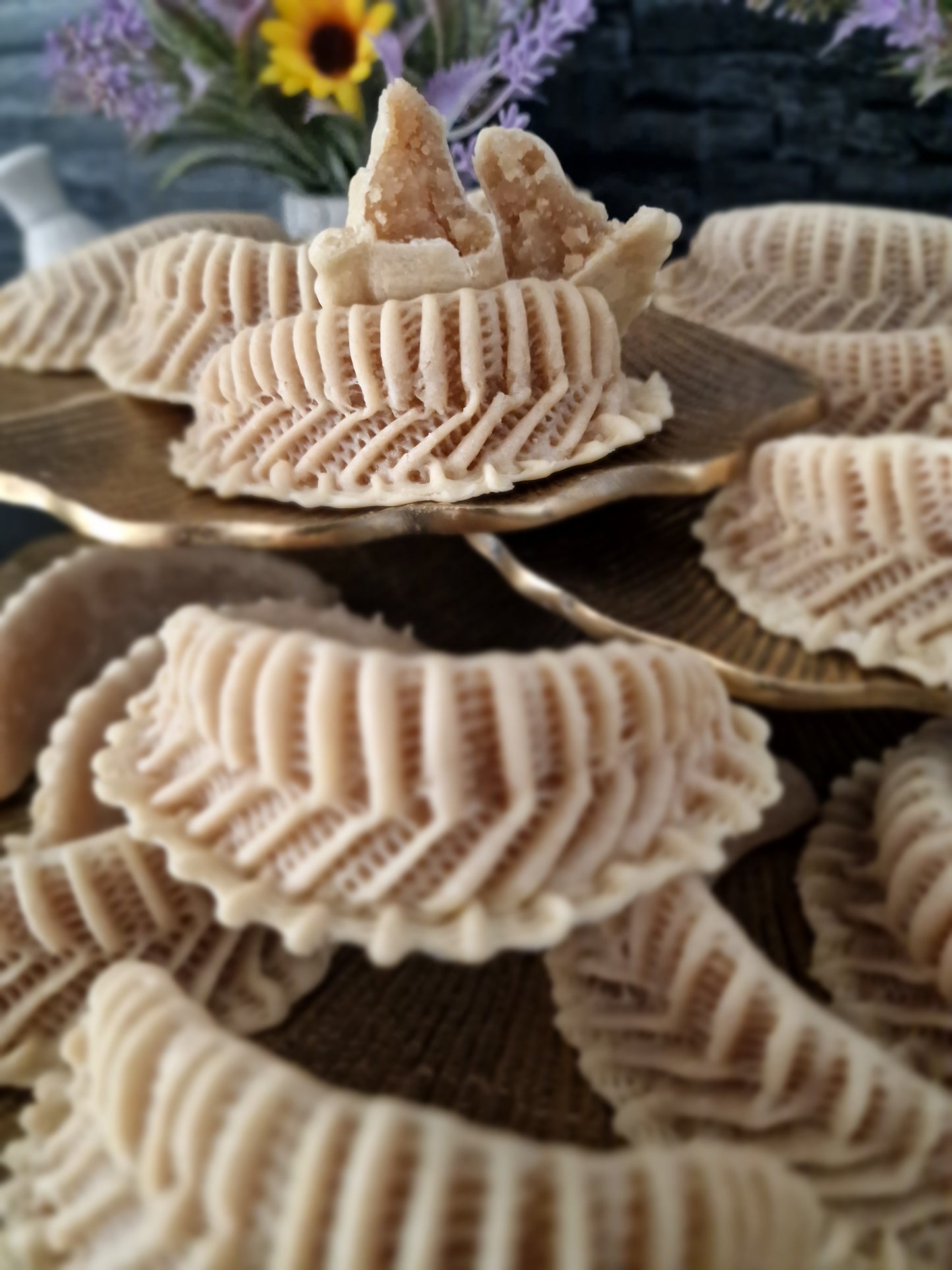 20 Kaab Ghazal (Amandel gazelle hoorntjes)