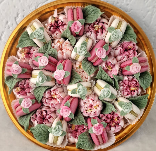 La vie est belle - Luxe macaron, marshmallow geschenkbox -