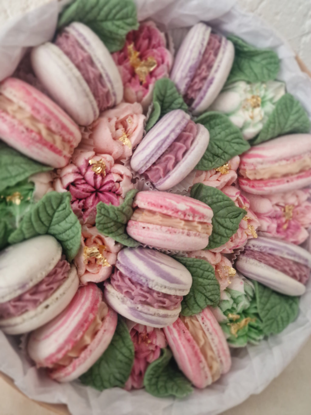 Nena - Luxe macaron, marshmallow geschenkbox -