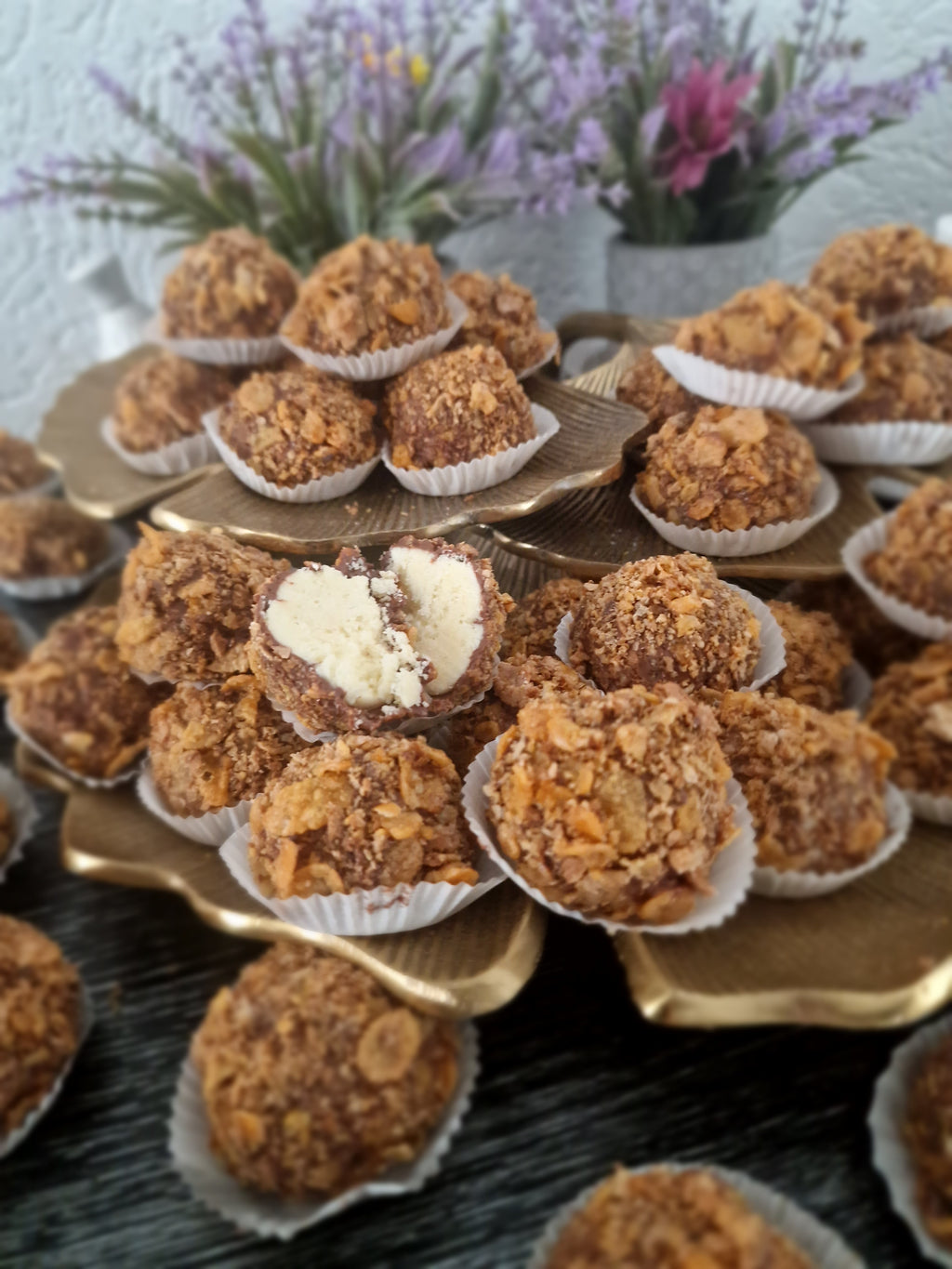 25 stuks Maïzena chocolade koekjes