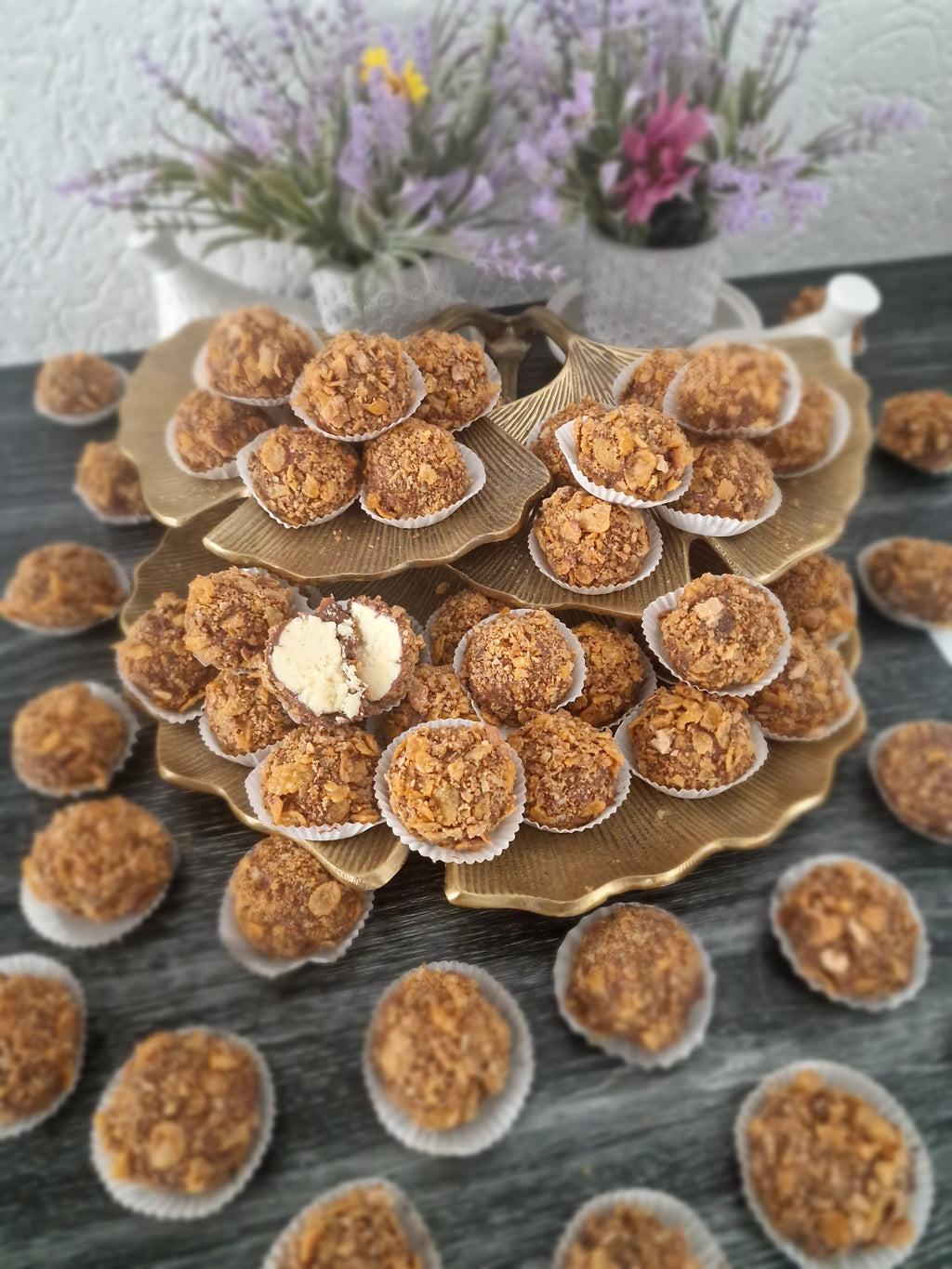 25 stuks Maïzena chocolade koekjes