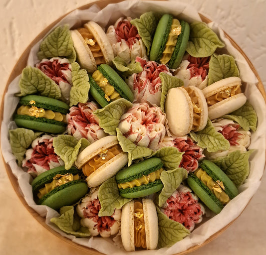 Soumaya - Luxe macaron, marshmallow geschenkbox -