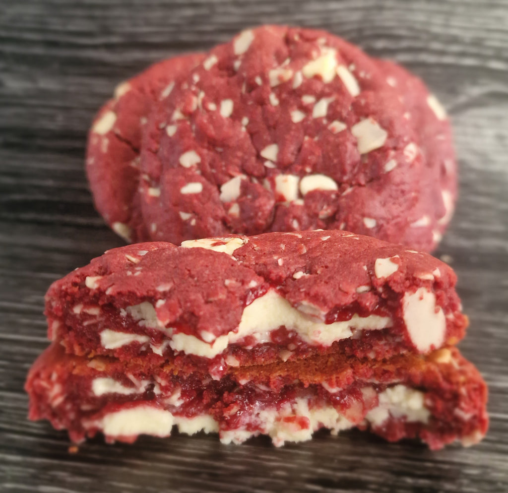 NY Style Red Velvet Cream Cheese Cookies