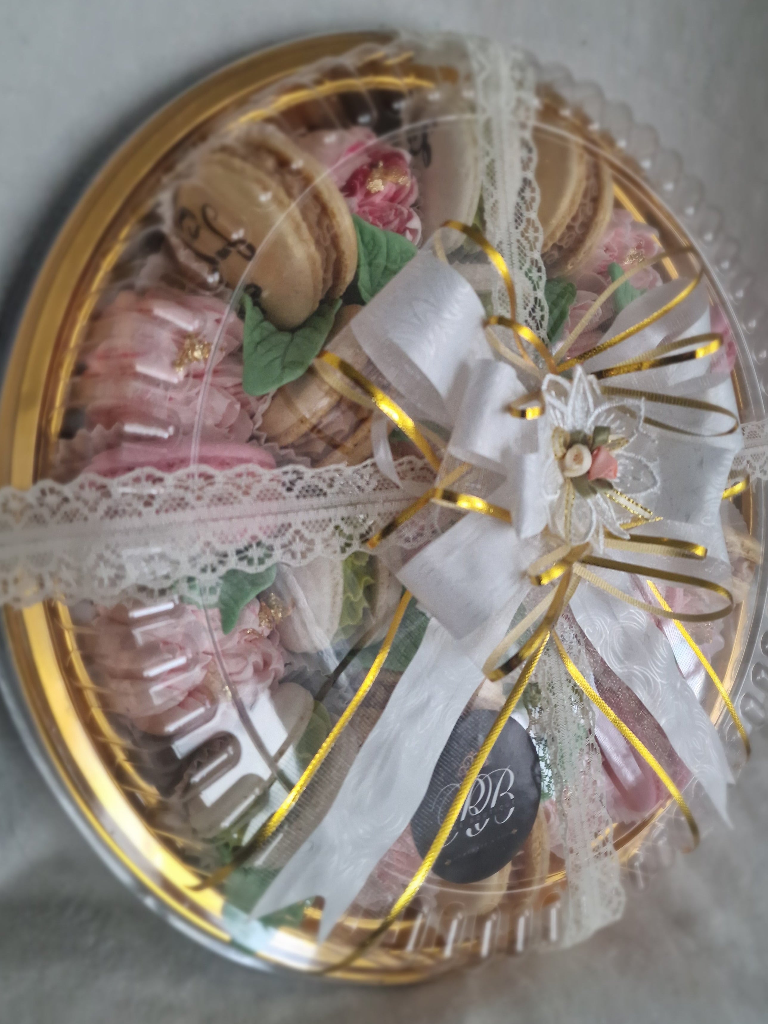 Sofia - Luxe macaron, marshmallow geschenkbox -