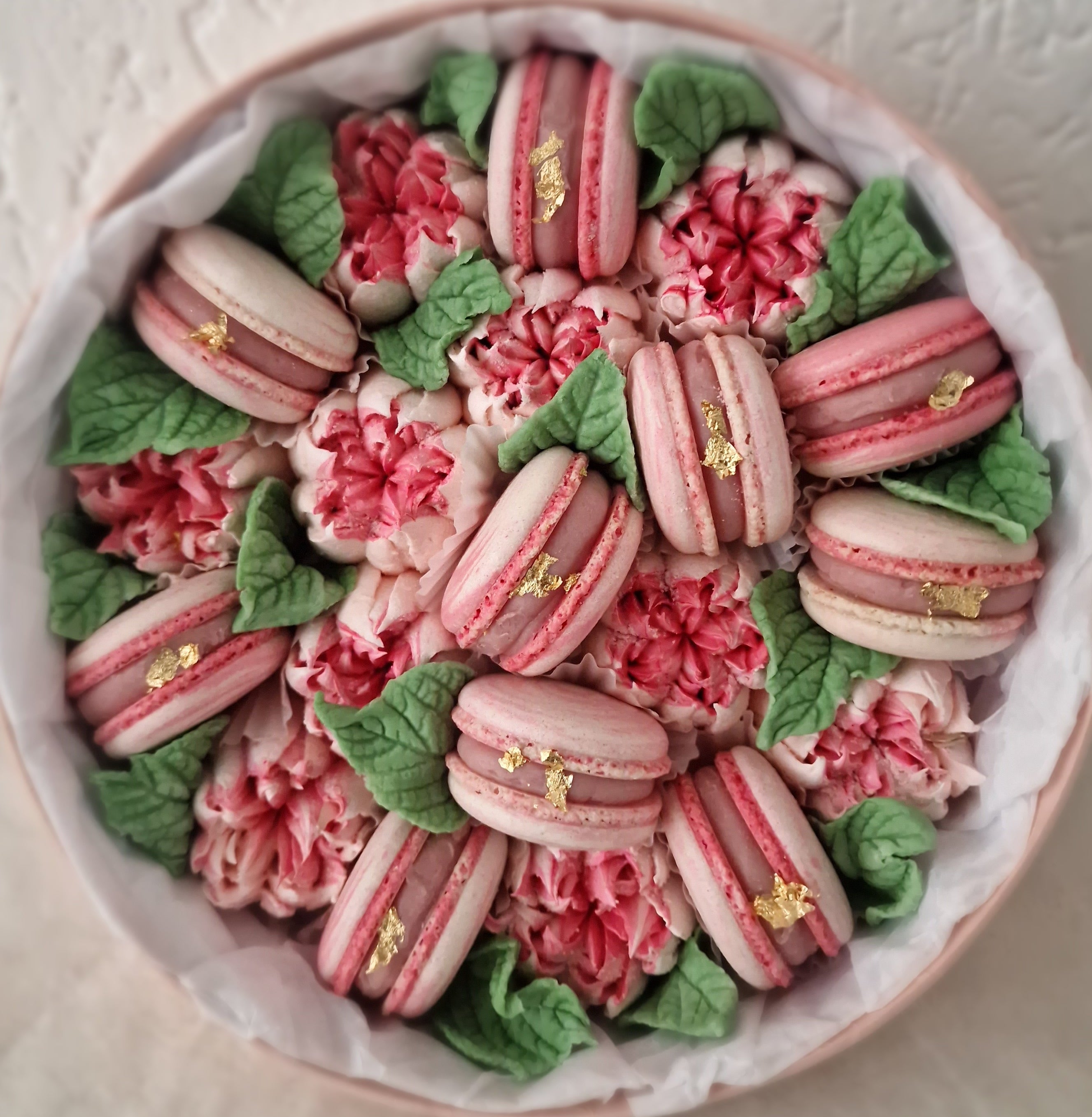 Farasha - Luxe macaron, marshmallow geschenkbox -