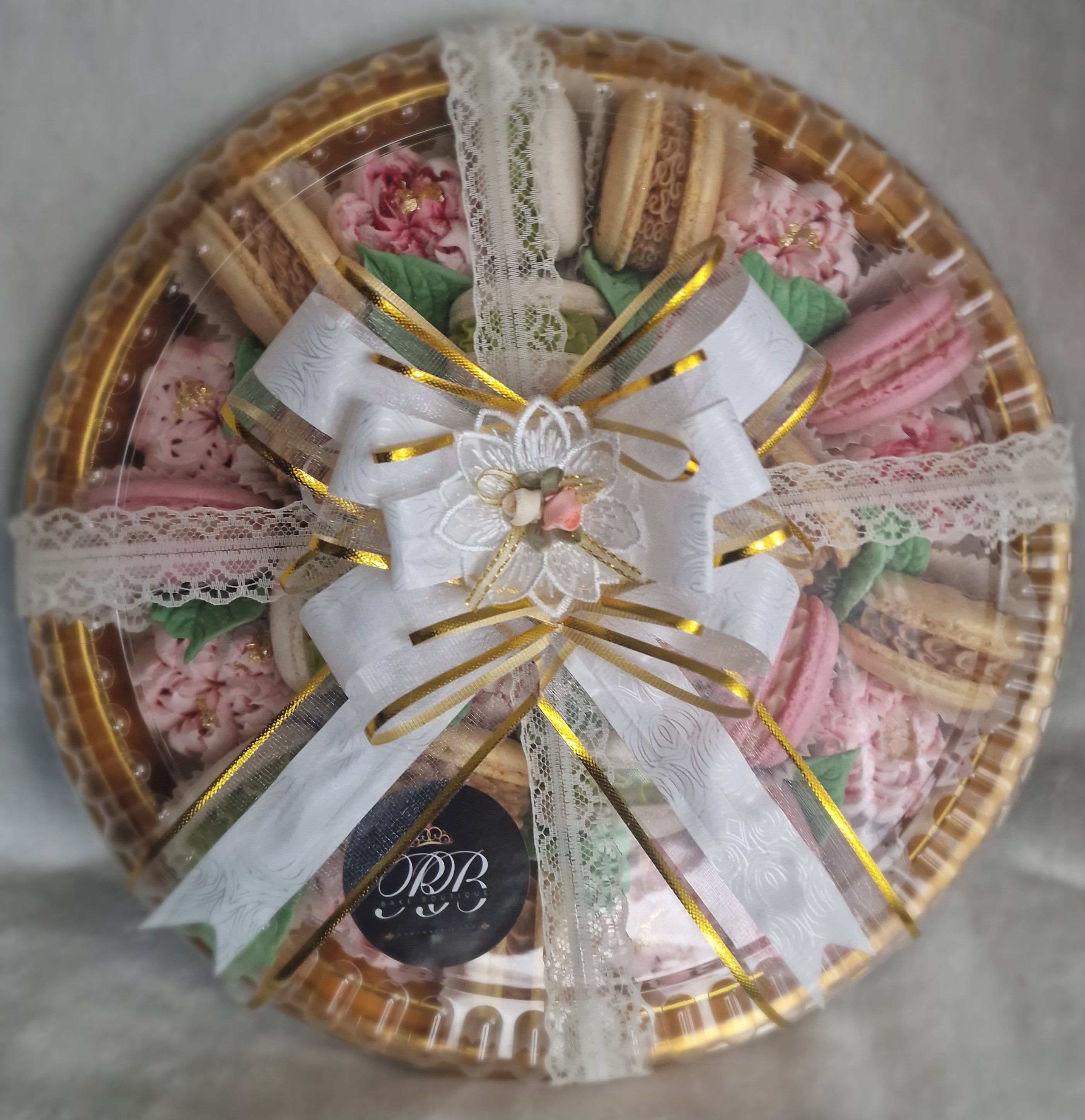 Sofia - Luxe macaron, marshmallow geschenkbox -