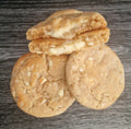 NY Style Vanille witte chocolade en amandelschaafsel