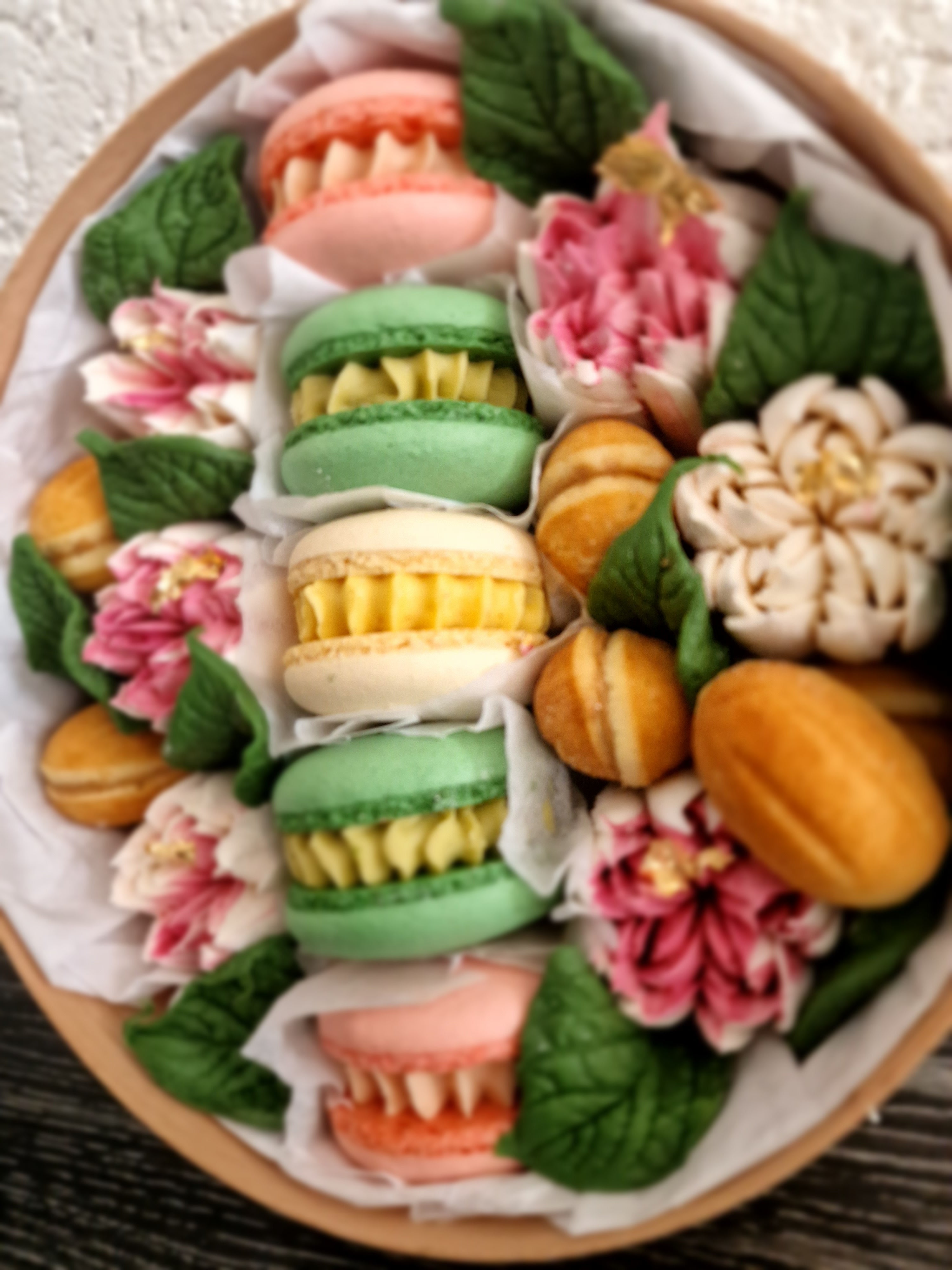 Bella - Luxe macaron, marshmallow geschenkbox -