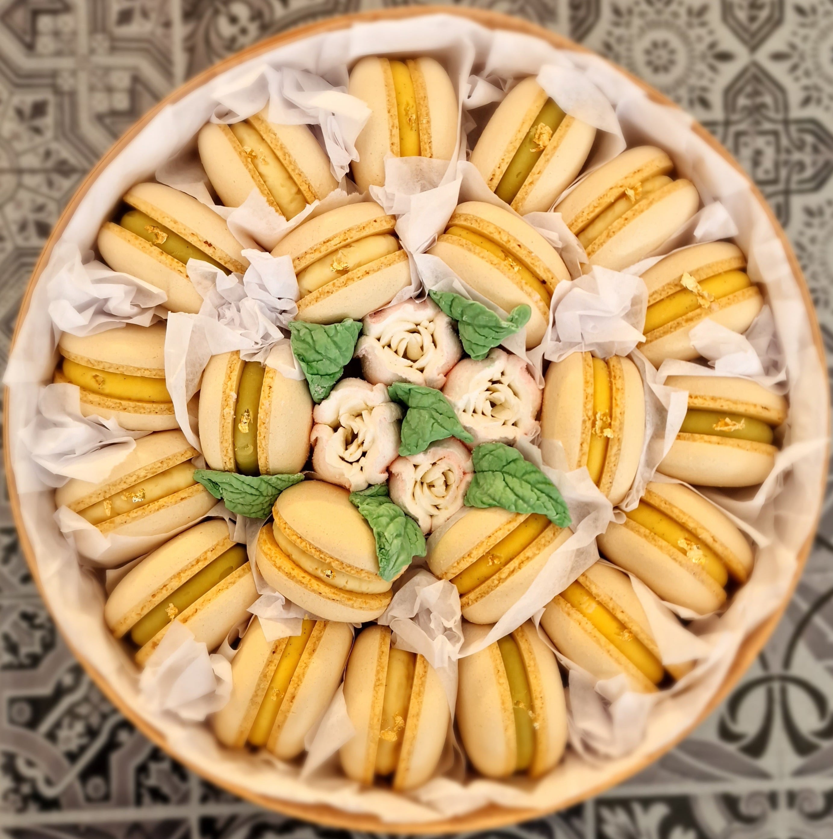 Micaela - Luxe macaron geschenkbox -