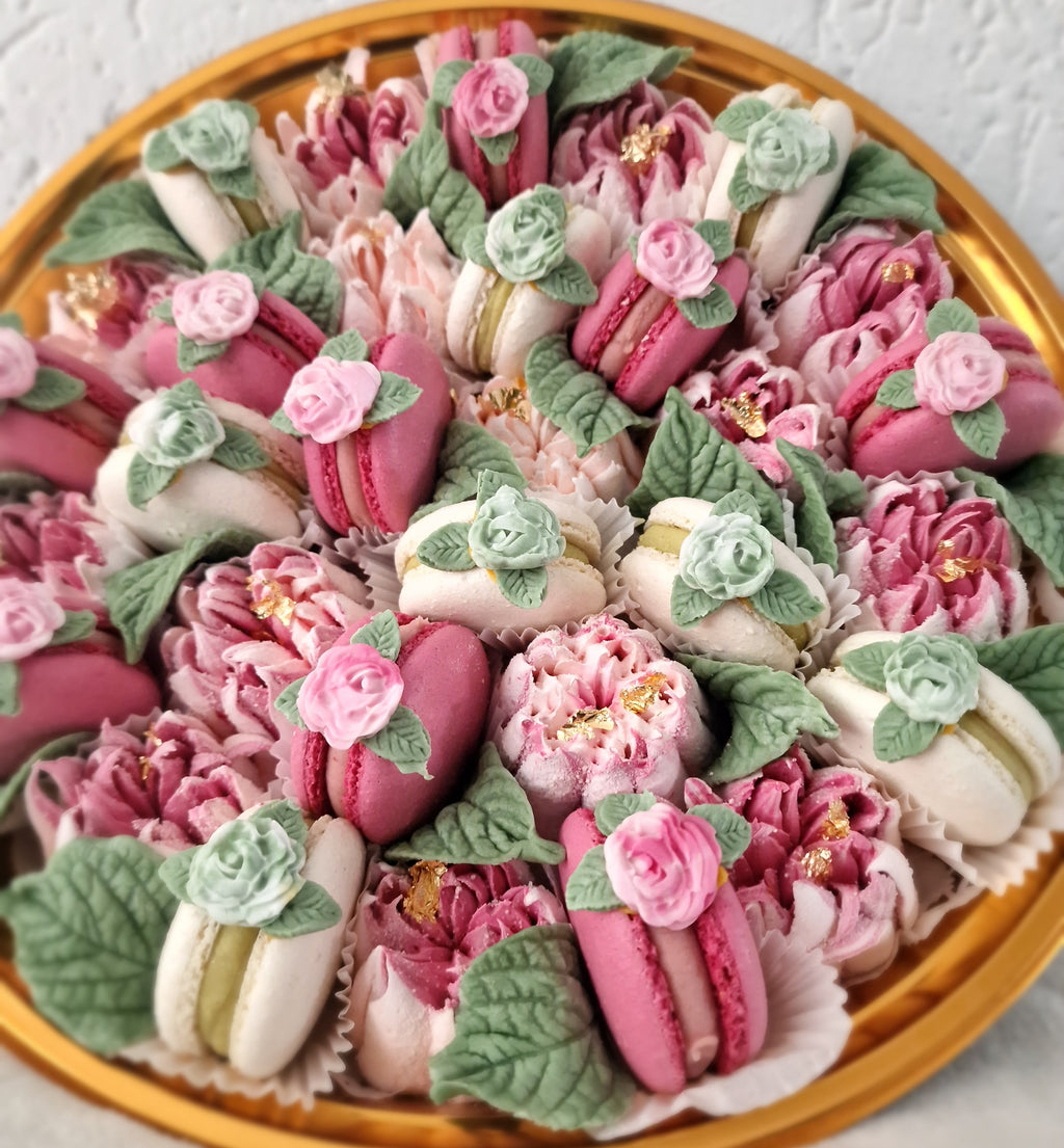 La vie est belle - Luxe macaron, marshmallow geschenkbox -