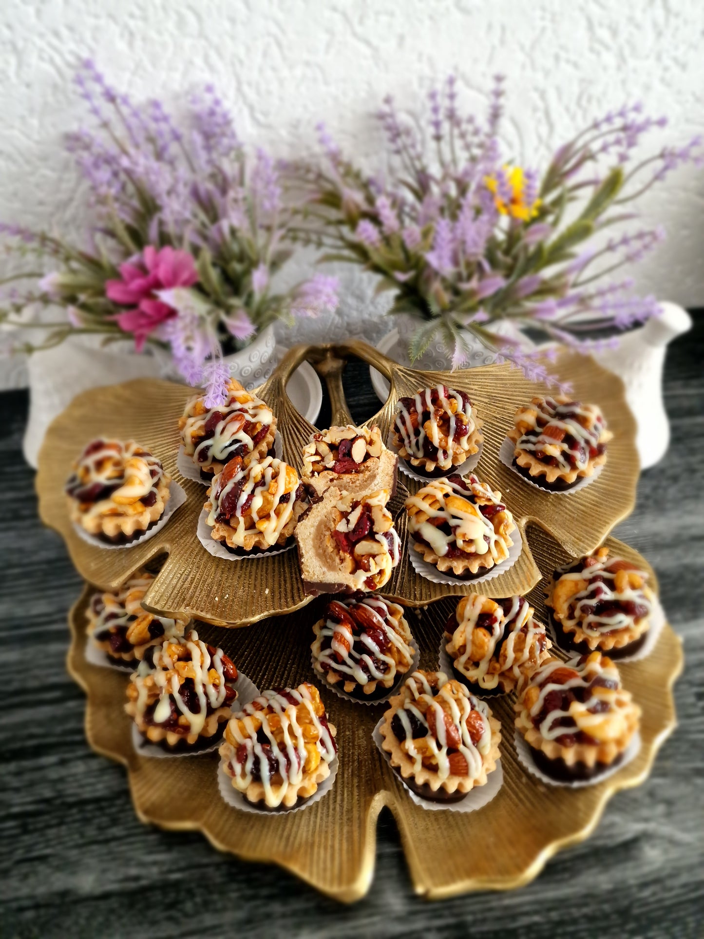 20 Noten-Karamel Tartellettes