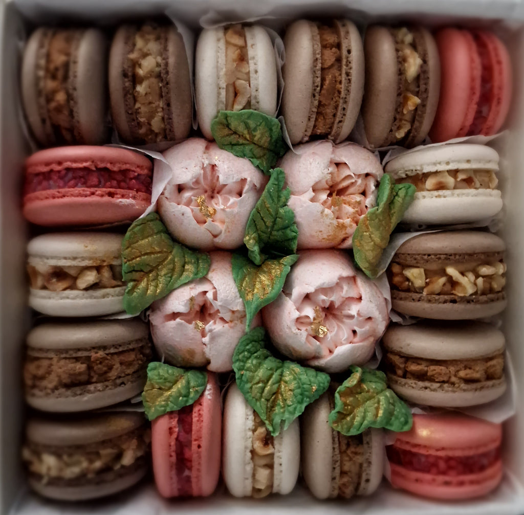 Amber - Luxe macaron, marshmallow geschenkbox