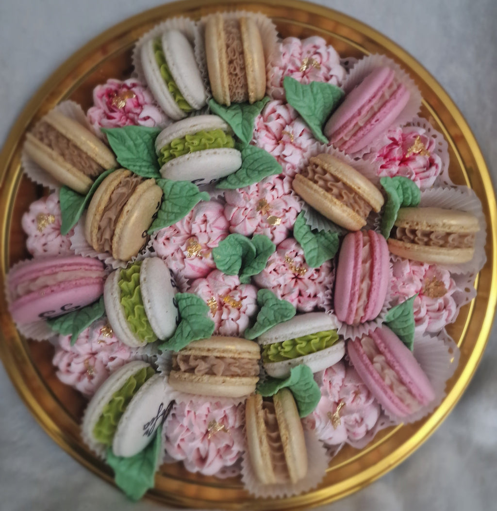 Sofia - Luxe macaron, marshmallow geschenkbox -