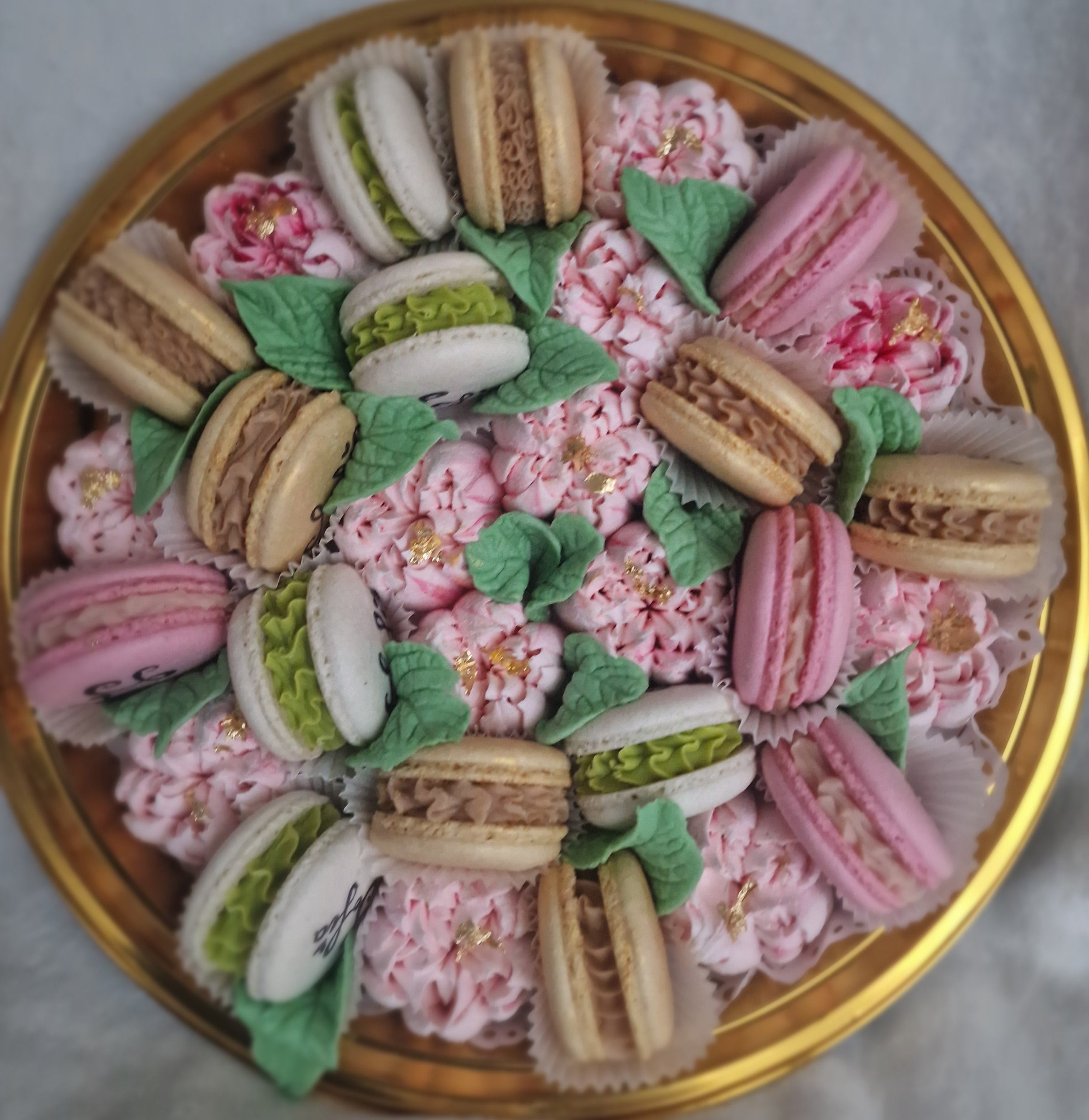 Sofia - Luxe macaron, marshmallow geschenkbox -