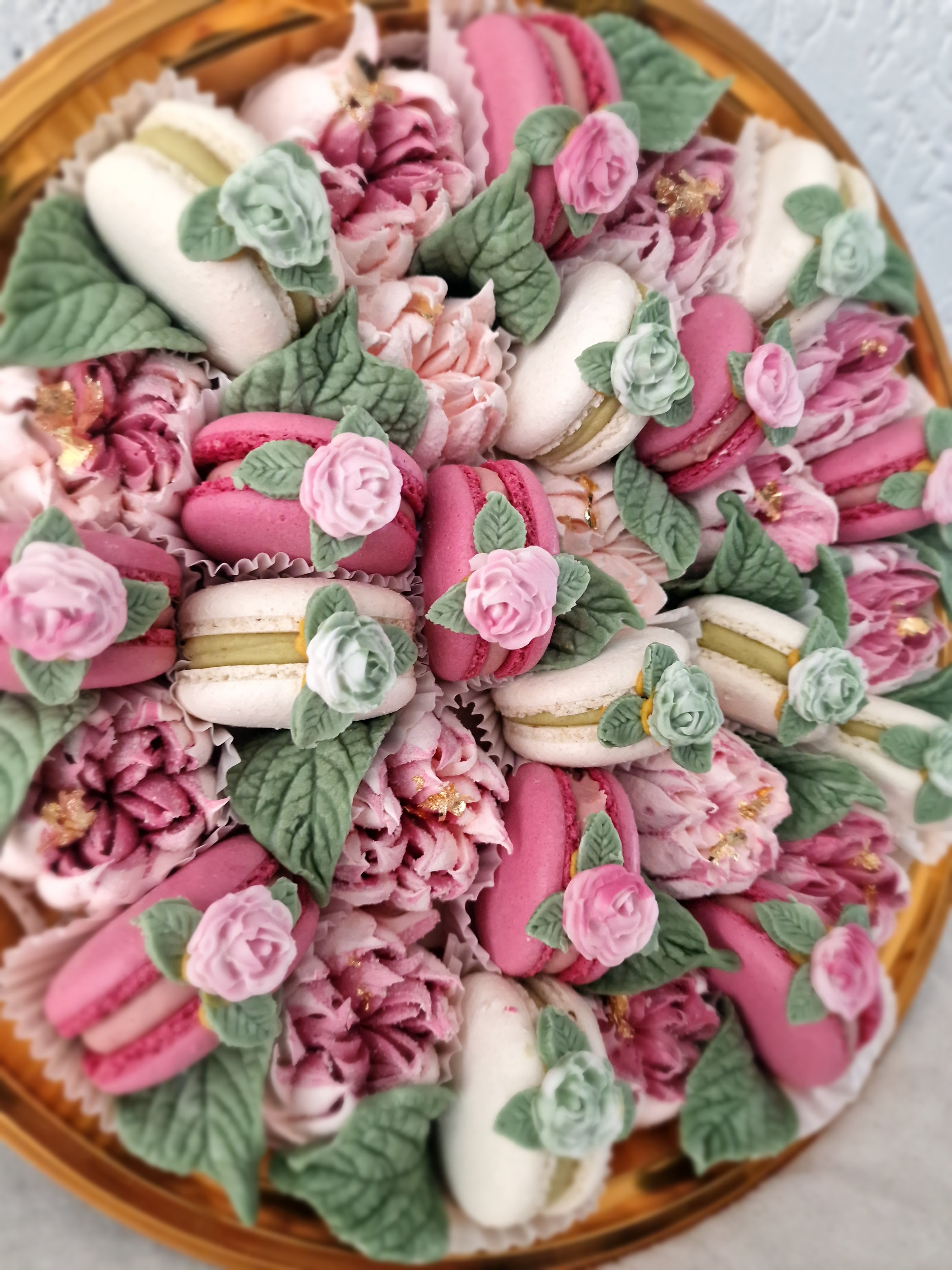 La vie est belle - Luxe macaron, marshmallow geschenkbox -