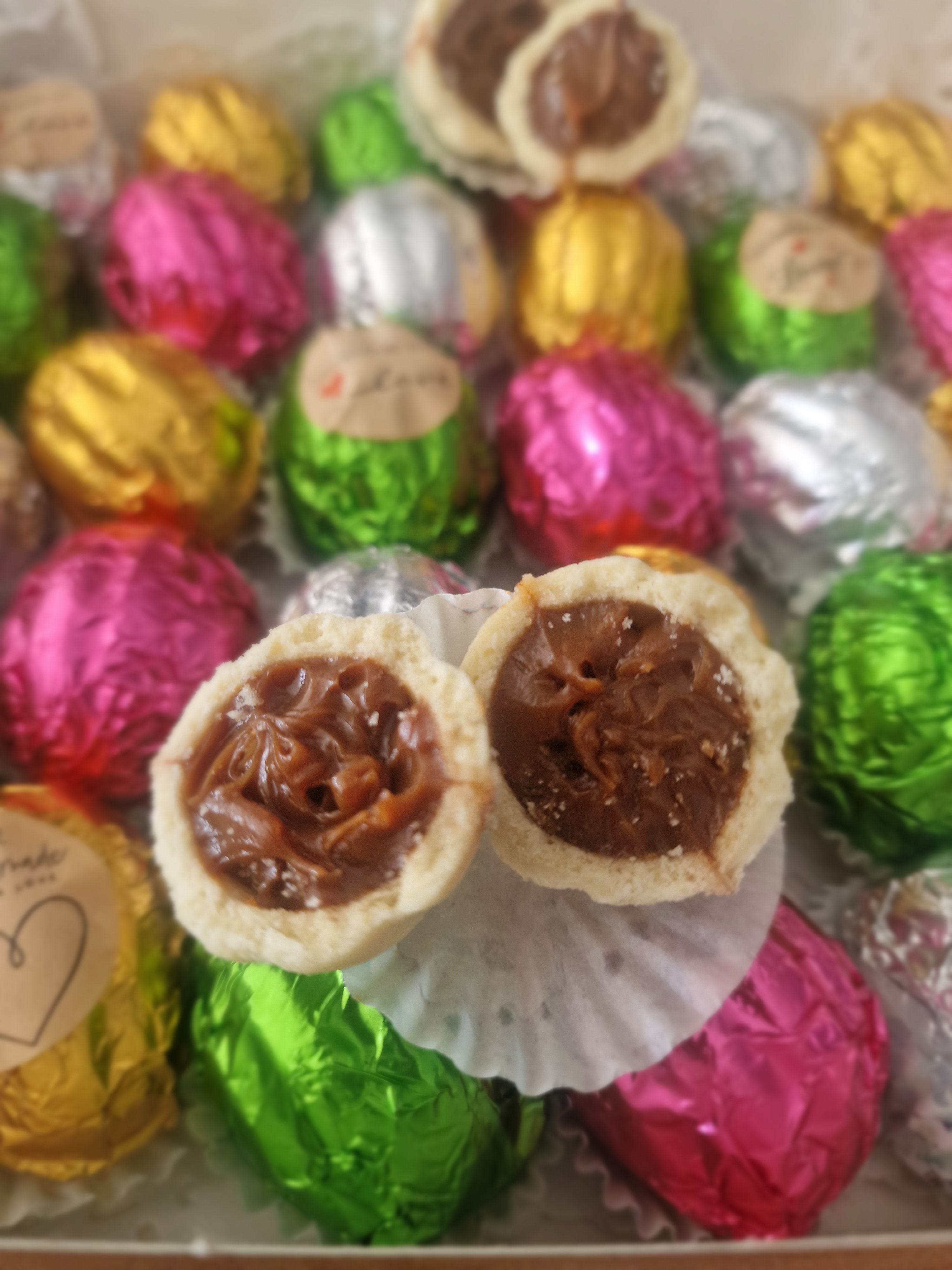 25 koekjes gevuld met romige Dulche de Leche