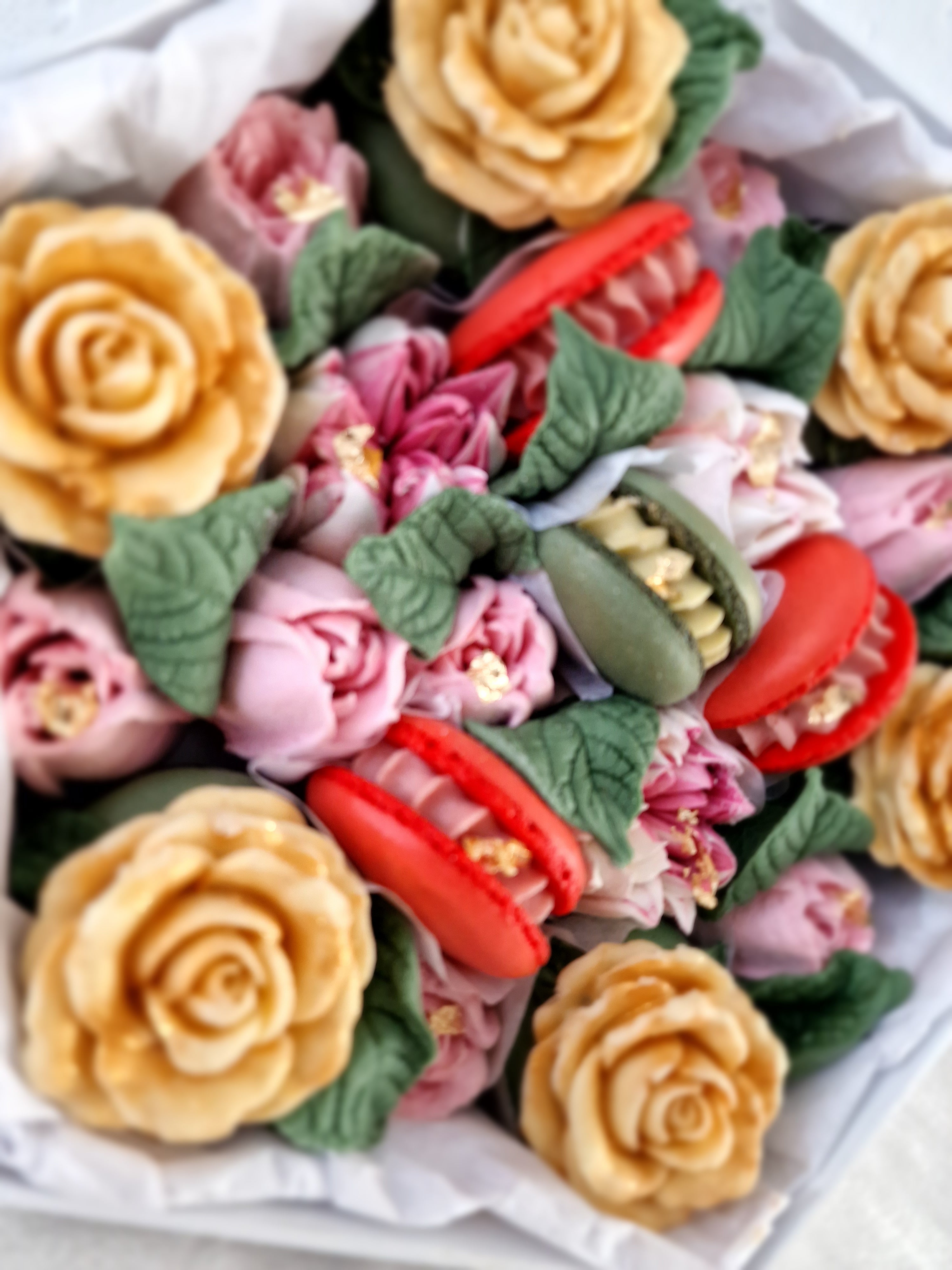 Najah - Luxe macaron, marshmallow geschenkbox -