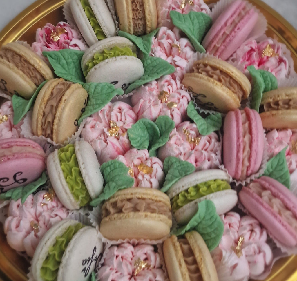 Sofia - Luxe macaron, marshmallow geschenkbox -