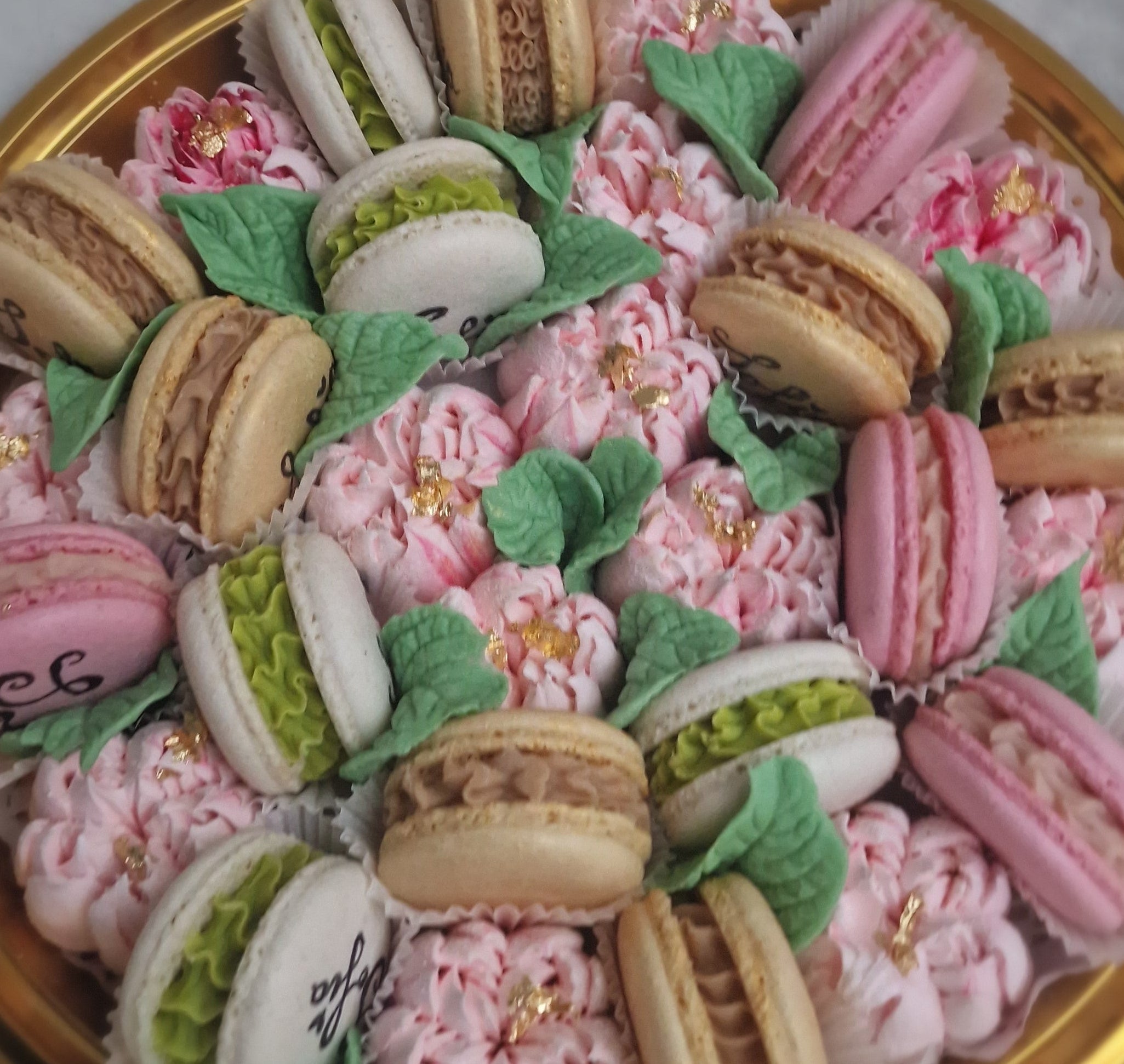 Sofia - Luxe macaron, marshmallow geschenkbox -